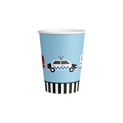 Pappbecher rettungsfahrzeuge - pappbecher,