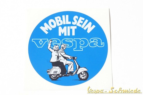 Aufkleber mobil sein mit - "mobil,