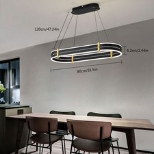LED Pendelleuchte Dimmbar Esstisch Hängelampe Mit Strahler Esszimmerlampe 56W