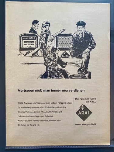 Aral super tankstelle tankwart - tankstelle,