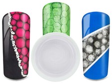 UV Effekt Gel Magic Booster clear Snake Nail Art Design Bubble Batik Farb Style