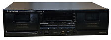 Pioneer CT-W504R - Stereo Double Cassette Deck - Doppel Kassetten Deck - schwarz