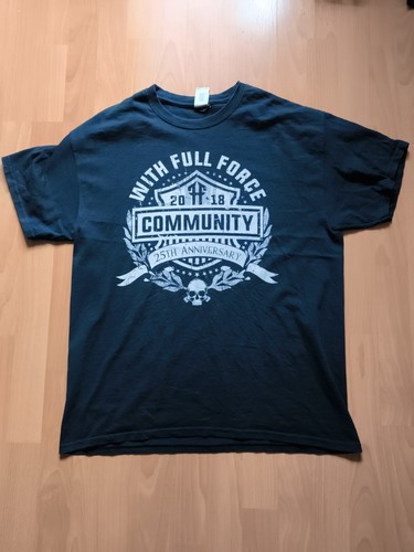 With full force - with,