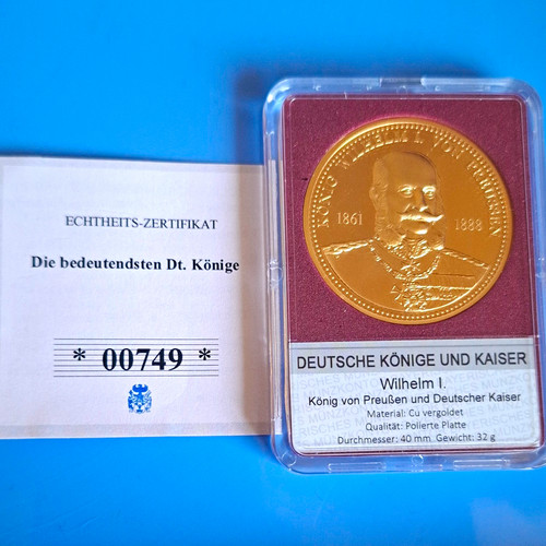 Medaille wilhelm von - medaille,
