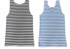 T-Shirt Telnjaschka Top Marine Matrose Hemd  gestreift Sommer