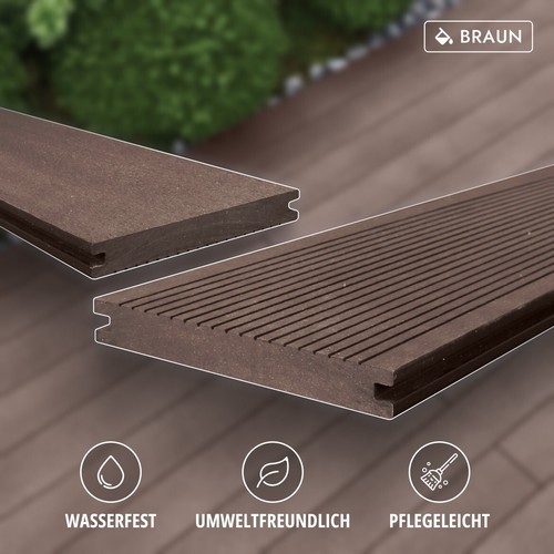 Wpc massiv terrassendielen - wpc,