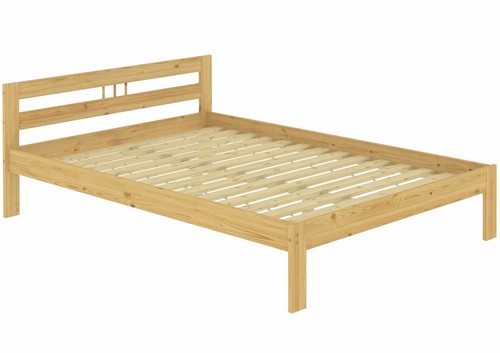 Holzbett kiefer natur massiv - natur,
