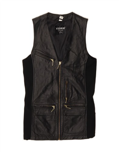Yorn damen lederweste 10 - lederweste,