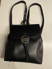 David Jones Paris  kleiner Frauen City Rucksack Damen Backpack Daypack Schwarz