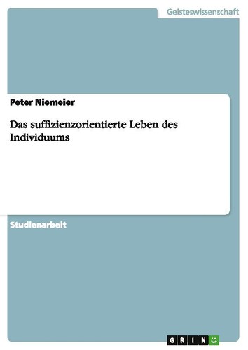 Das suffizienzorientierte