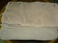 Fußsack JOLLEIN 0+3/5 Nougat Strick  Fleece für Kinderwagen Autositz