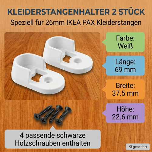 Kleiderstangenhalter passend - 2,