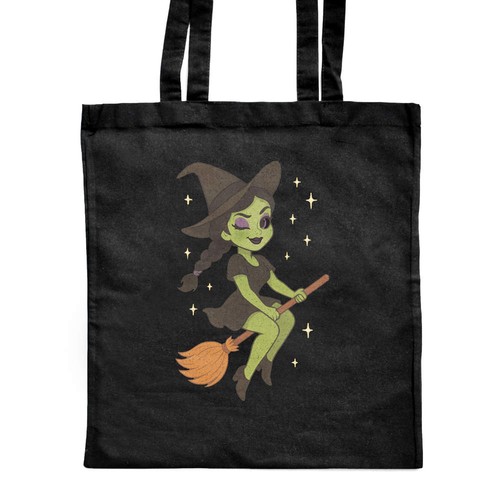 Green witch pinup - witch,
