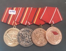 4er alte DDR Ordensspange Verdienstmedaillen   sv145