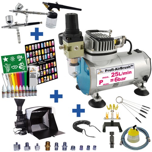 Airbrush kompressor set - airbrush,
