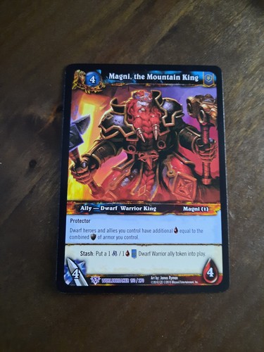 Warcraft karte ccg tcg - warcraft,