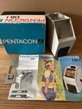 DDR Pentacon DB1 Kleinbildwerfer Diabetrachter Projektor OVP Anleitung VEB