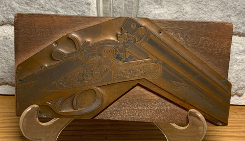 Alte druckplatte revolver aus - alte,