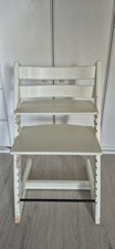 Stokke Tripp Trapp Hochstuhl Weiß 2011 gebraucht, höhenverstellbar, ohne Zubehör