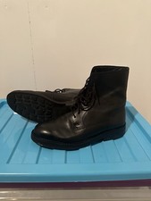 Schnürstiefel Gr 42 Schwarz
