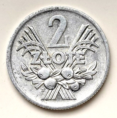 Polen zlote 1974 aluminium - polen,