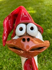 Huhn mit Zipfelmütze Keramik