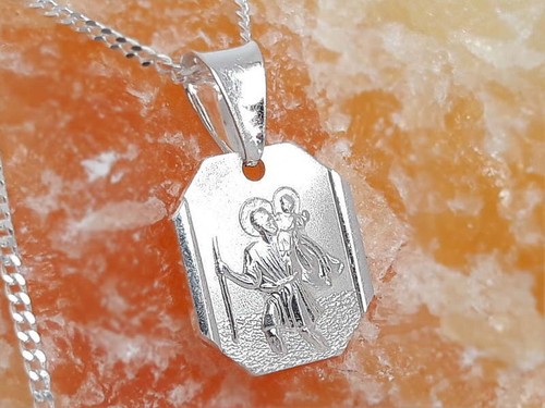 Christophorus anhänger silber - christophorus,