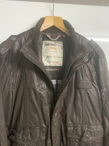 Lederjacke camp david - lederjacke,