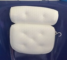 komfortables Luxus-4D-Badewannenkissen, Wellness Nackenkissen, 35 x32 cm