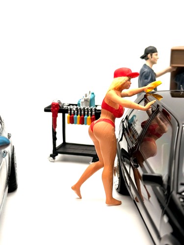 Diorama figur sexy car - figur,