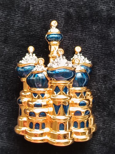 Große vintage brosche - große,