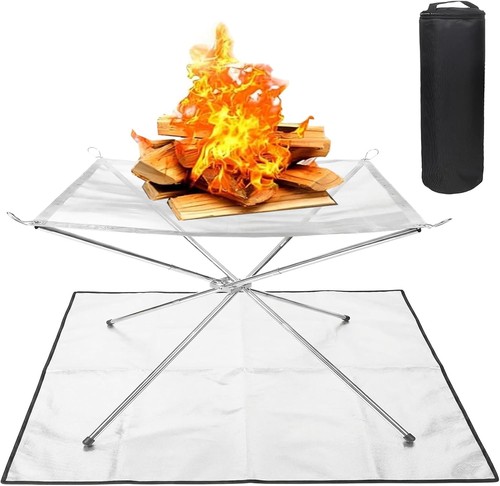 Tragbare faltbare feuerstelle - tragbare,