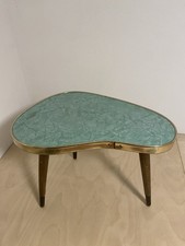 Nierentisch Vintage Grün Beistelltisch 50er 60er Rockabilly