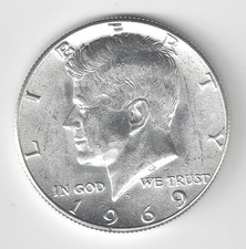 USA ½ Dollar, 1969 Kennedy