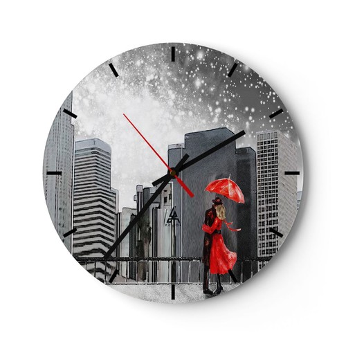 Modern wanduhr 40x40cm rund - modern,