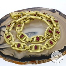 Wert 39.350,- Original Kieselstein Cord Rubin Collier 750 Gold massiv xxyy