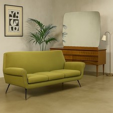 Vintage Sofa Stoff Messing 3