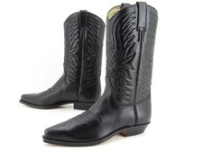 BUFFALO Biker Cowboy Westernstiefel Boots Schuhe Stiefel  Gr 41 schwarz