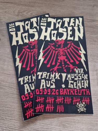 Toten hosen tickets - hosen,