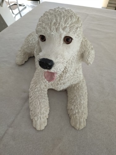 Große pudel figur 3kg - große, weißer
