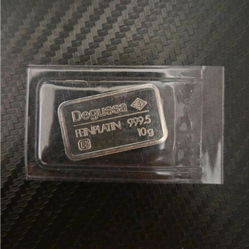 Degussa platinbarren 10g 999 - degussa,