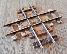 Feldbahn - Kreuzung 90°/ Sondermodell / Spur If - Maßstab 1:32 /L 110mm