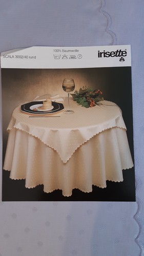 Irisette tischdecke rund - tischdecke,