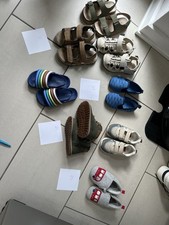 Gebraucht Schuhe jungen Gr. 23 24 25 26 Timberland Stiefel Hausschuhe Sneaker Sa