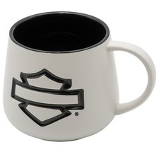 Harley-Davidson Open Bar & Shield Mug Tasse Kaffeebecher Weiß