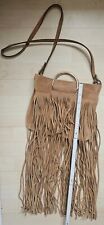 MANGO Tasche Western Wildleder Boho Hippie Coachella Cognacfarben Fransen?NEU?