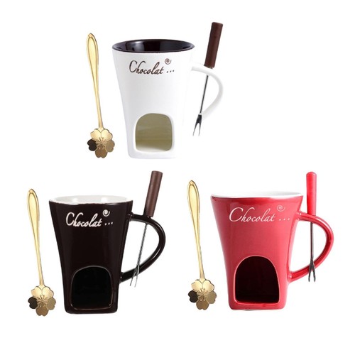 Schokoladenfondue becher hot - schokoladenfondue,