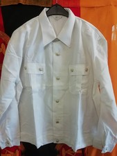 DDR NVA MfS GENERAL UNIFORM HEMD BLUSE WEIß !!!