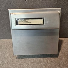 JU 01-300 Durchwurf-Briefkasten Mauerbriefkasten Edelstahl B19xT8xH19