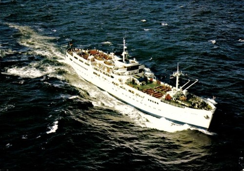 Seebäderschiff ms roland - ak,